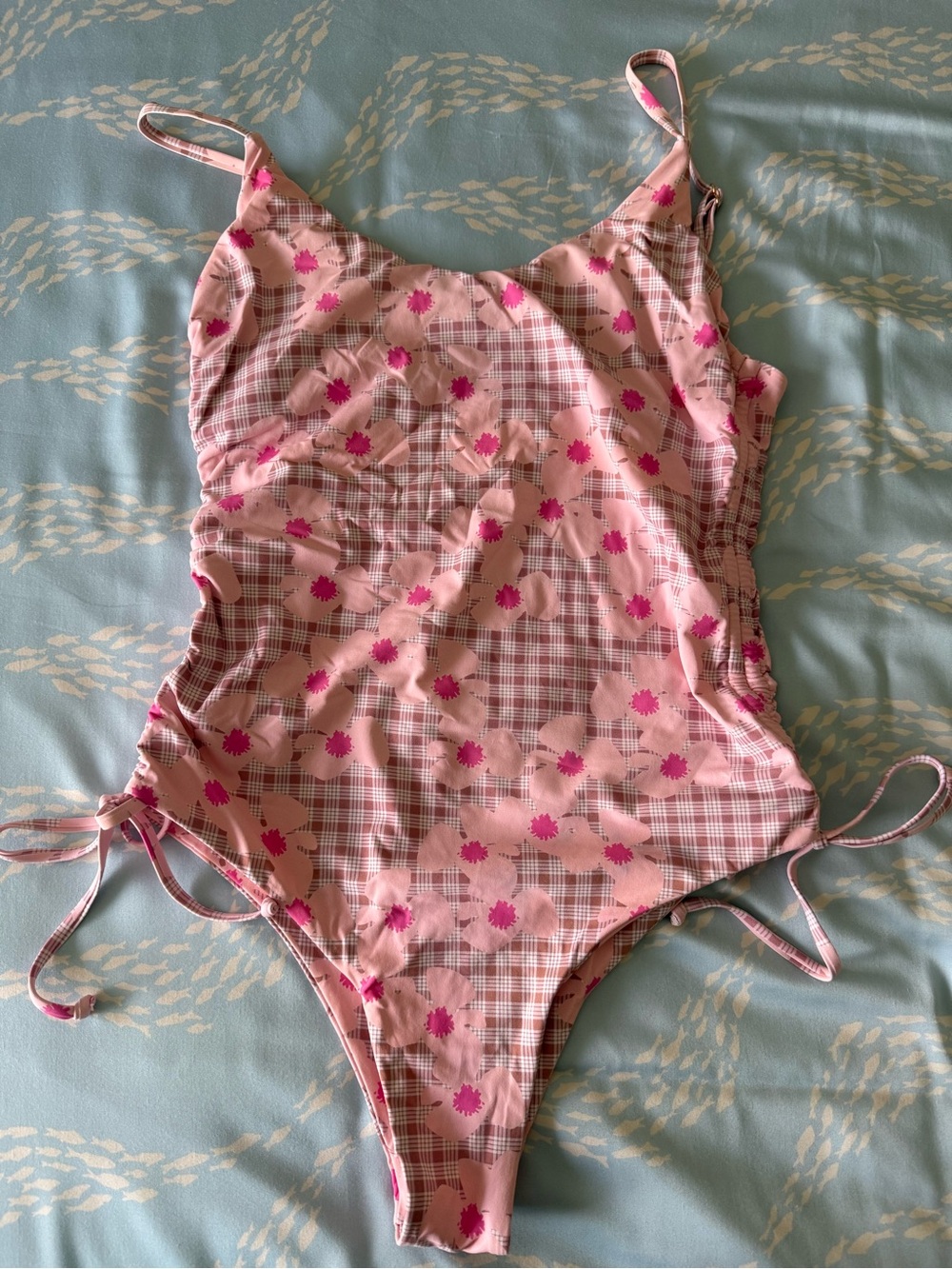 Fighting Eel vintage Palaka zinnia one piece